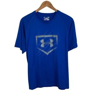 Mens Under Armour Loose Heat Gear Performance Baseball Training Shirt L